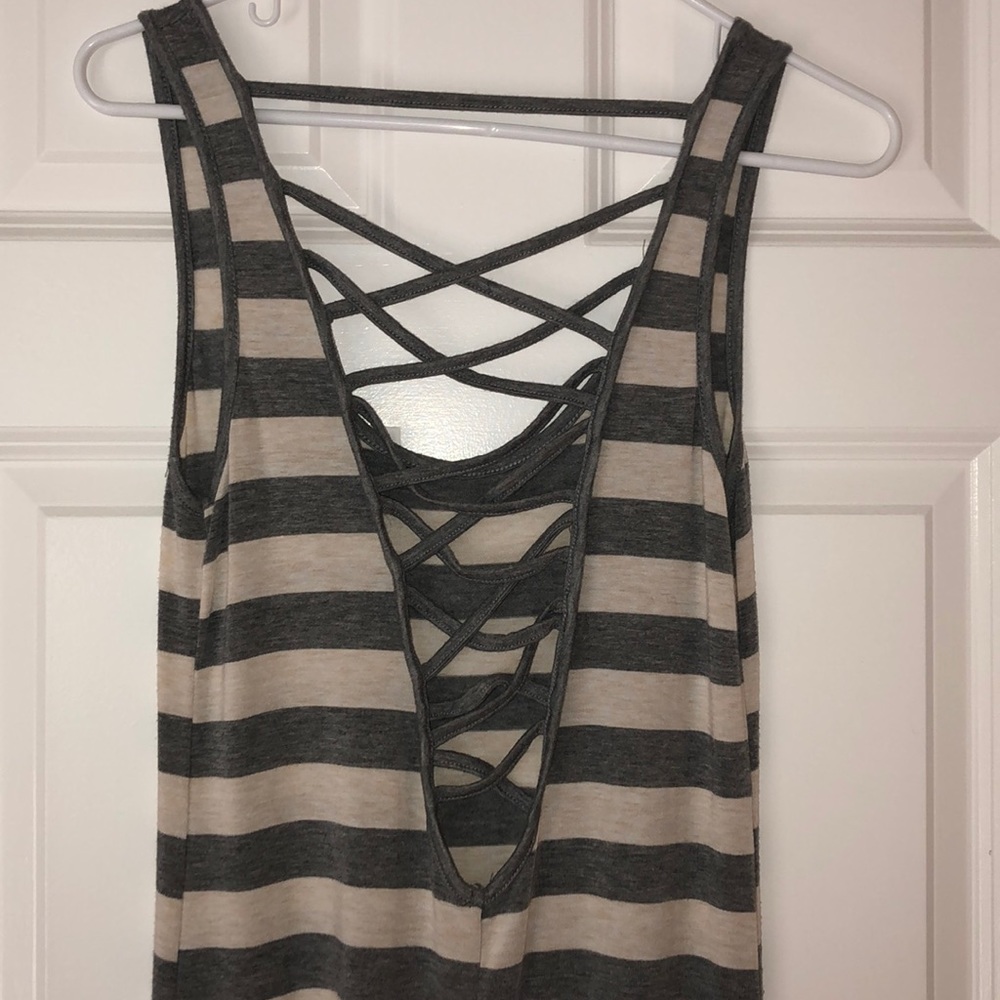 Striped Maxi dress - Picture 3 of 5